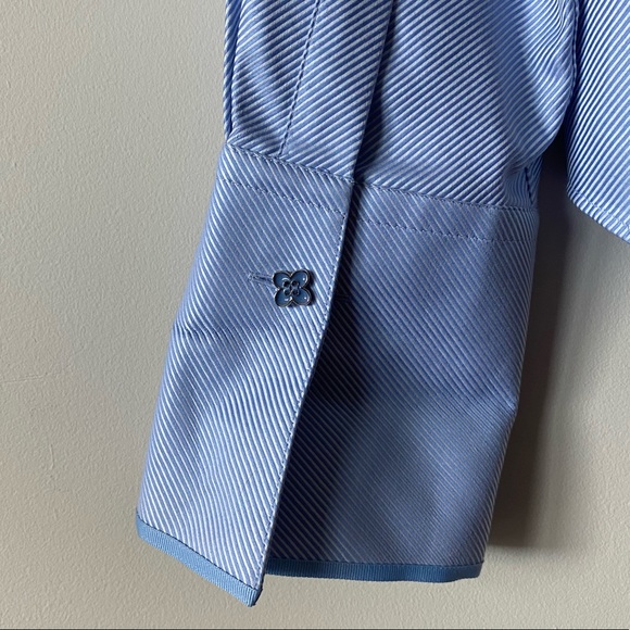 NWOT Pink Tartan Stretch Poplin Trompe L’Oeil - Picture 12 of 16